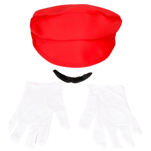 Plumber Kit Naamiaissetti Punainen ryhmässä LELUT / Roolipeli / Pukeutuminen @ Spelexperten (96591)