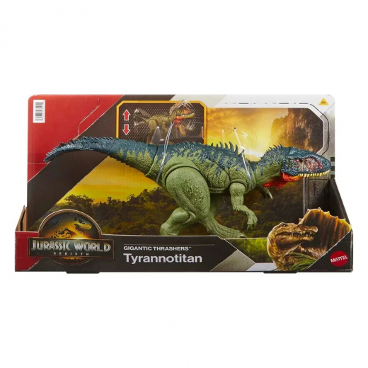Jurassic World - Gigantic Thrashers Tyrannotitan ryhmässä LELUT / Figuurit ja leikkisarjat / Jurassic World @ Spelexperten (969-2507-JCL75)