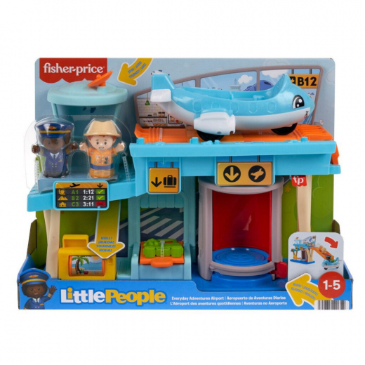 Fisher Price Everyday Adventures Airport ryhmässä LELUT / Lasten & vauvojen / Lasten ja vauvojen lelut @ Spelexperten (972-2414)