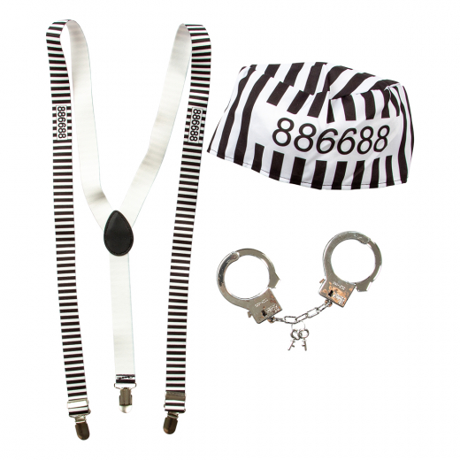 Costume kit - Prisoner ryhmässä LELUT / Naamiaiset / Halloween / Naamiaisasut / Masquerade kit @ Spelexperten (97209)