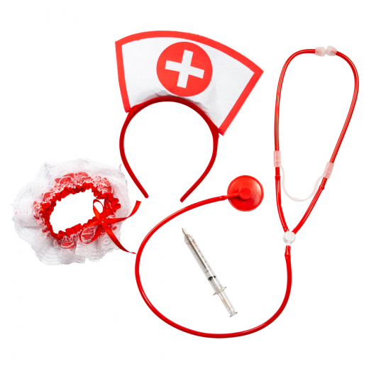 Costume kit - Nurse ryhmässä LELUT / Naamiaiset / Halloween / Naamiaisasut / Masquerade kit @ Spelexperten (97214)