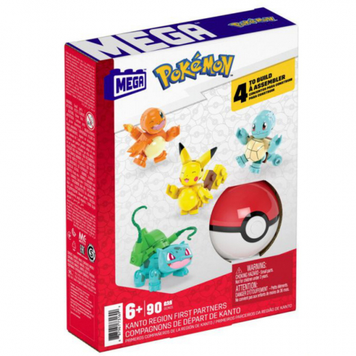 Pokémon MEGA Kanto Poke Ball ryhmässä LELUT / Figuurit ja leikkisarjat @ Spelexperten (973-2310)