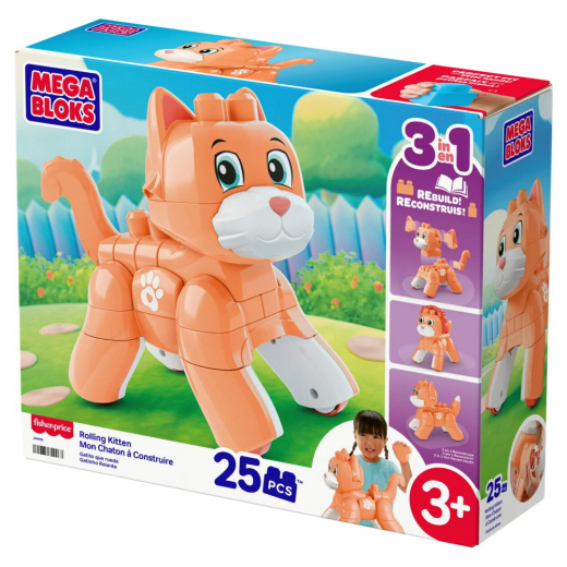 MEGA Bloks Rolling Kitten 25 Osaa ryhmässä LELUT / Rakennuspalikat @ Spelexperten (973-2655)