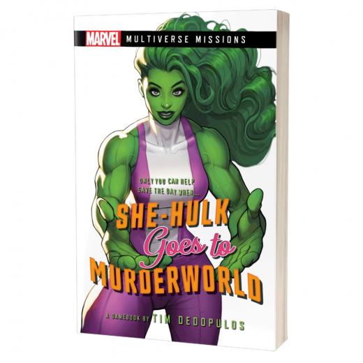 Marvel Novel: She-Hulk goes to Murderworld ryhmässä SEURAPELIT / Tarvikkeet @ Spelexperten (ACOMGBTDED002)