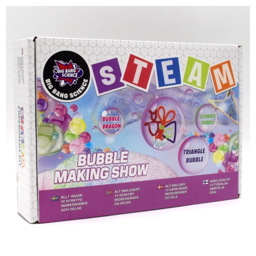 STEAM Bubble Making Show ryhmässä LELUT / Luo & kokeile @ Spelexperten (AM002)