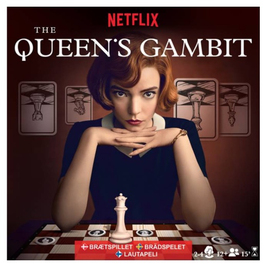 The Queen's Gambit: Lautapeli ryhmässä  @ Spelexperten (AMDMIXQG01NOR)