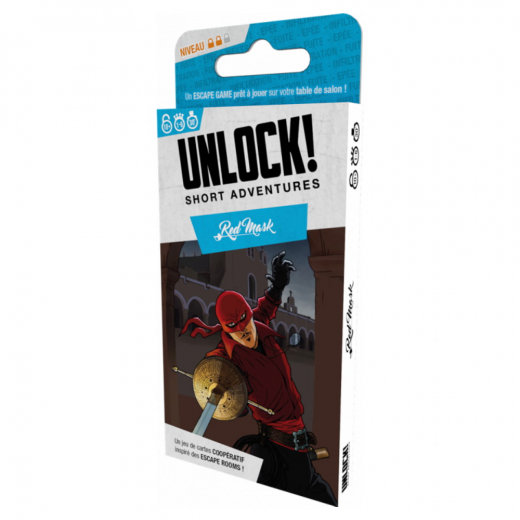 Unlock! Short Adventures - Red Mask ryhmässä SEURAPELIT / Korttipelit @ Spelexperten (AMDSCUNLSH07)