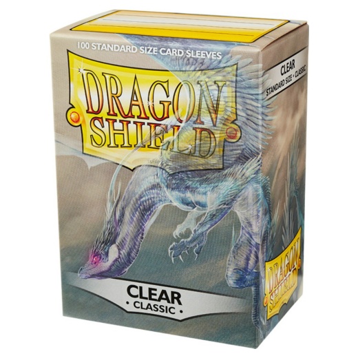 Sleeves Dragon Shield - Classic 63 x 88 mm Clear ryhmässä SEURAPELIT / Tarvikkeet / Sleeves @ Spelexperten (AT10001)