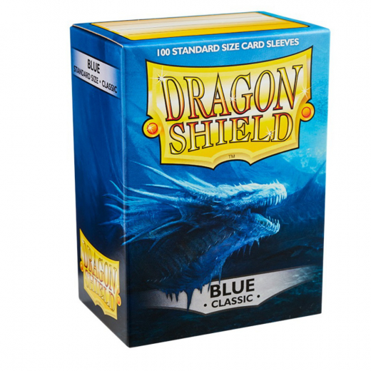 Sleeves Dragon Shield - Classic 63 x 88 mm Blue ryhmässä SEURAPELIT / Tarvikkeet / Sleeves @ Spelexperten (AT10003)