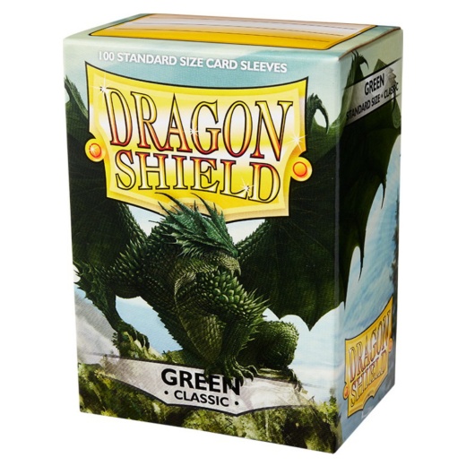 Sleeves Dragon Shield - Classic 63 x 88 mm Green ryhmässä SEURAPELIT / Tarvikkeet / Sleeves @ Spelexperten (AT10004)
