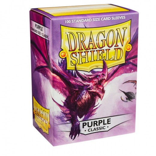 Sleeves Dragon Shield - Classic 63 x 88 mm Purple ryhmässä SEURAPELIT / Tarvikkeet / Sleeves @ Spelexperten (AT10009)