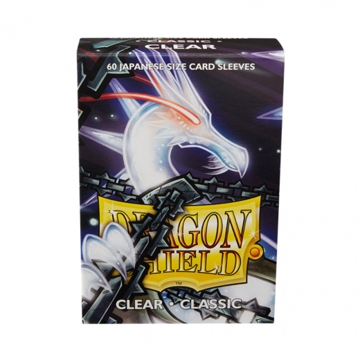 Sleeves Dragon Shield - Classic Japanese 59 x 86 mm Clear ryhmässä SEURAPELIT / Tarvikkeet / Sleeves @ Spelexperten (AT10601)