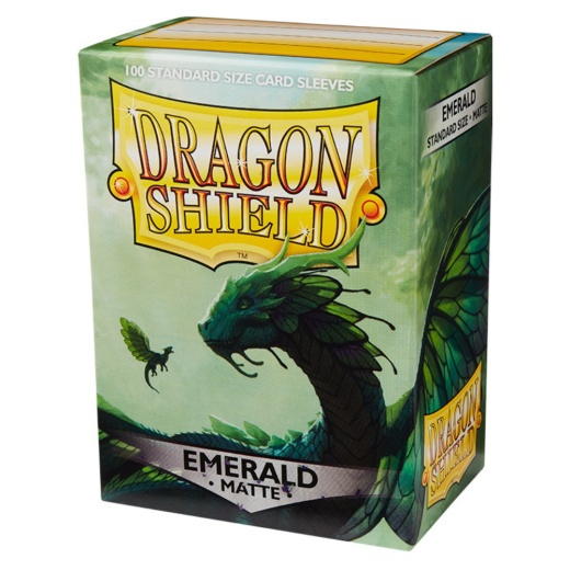 Sleeves Dragon Shield - Matte 63 x 88 mm Emerald ryhmässä SEURAPELIT / Tarvikkeet / Sleeves @ Spelexperten (AT11036)