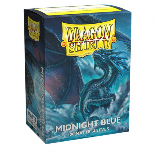 Sleeves Dragon Shield - Matte 63 x 88 mm Midnight Blue ryhmässä SEURAPELIT / Tarvikkeet / Sleeves @ Spelexperten (AT11057)