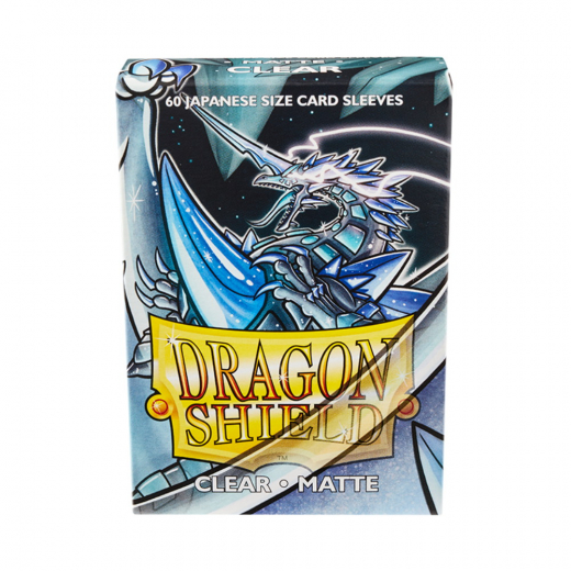 Sleeves Dragon Shield - Matte Japanese 59 x 86 mm Clear ryhmässä SEURAPELIT / Tarvikkeet / Sleeves @ Spelexperten (AT11101)