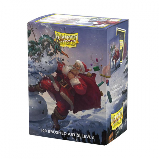Sleeves Dragon Shield - 63 x 88 mm Christmas Dragon 2025 ryhmässä SEURAPELIT / Tarvikkeet / Sleeves @ Spelexperten (AT12128)