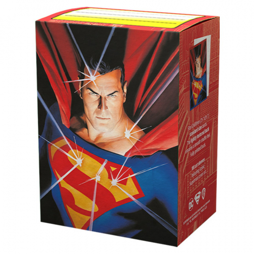 Sleeves Dragon Shield - 63 x 88 mm Superman - Superman Series 1 ryhmässä SEURAPELIT / Tarvikkeet / Sleeves @ Spelexperten (AT16095)