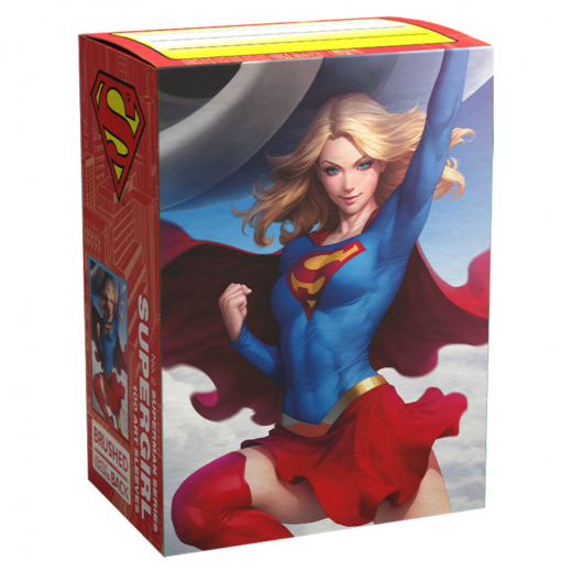 Sleeves Dragon Shield - 63 x 88 mm Supergirl - Superman Series 2 ryhmässä SEURAPELIT / Tarvikkeet / Sleeves @ Spelexperten (AT16096)