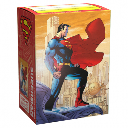 Sleeves Dragon Shield - 63 x 88 mm Superman - Superman Series 3 ryhmässä SEURAPELIT / Tarvikkeet / Sleeves @ Spelexperten (AT16097)