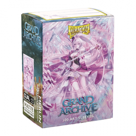 Sleeves Dragon Shield - 63 x 88 mm Grand Archive Brilliant Vestige ryhmässä SEURAPELIT / Tarvikkeet / Sleeves @ Spelexperten (AT16168)