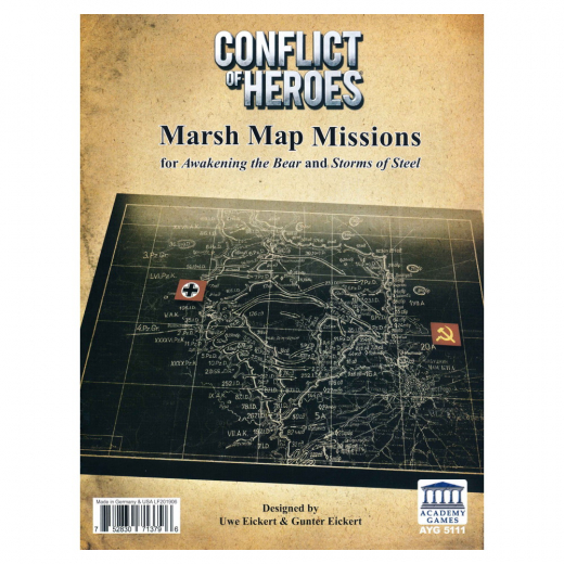 Conflict of Heroes: Marsh Map Missions (Exp.) ryhmässä SEURAPELIT / Lisäosat @ Spelexperten (AYG5111)