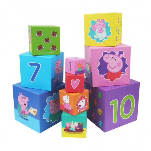 Pipsa Possu Pinoamiskuutiot ryhmässä LELUT / Lasten & vauvojen / Lasten ja vauvojen lelut @ Spelexperten (B-8999)