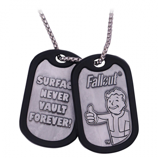 Fallout Metal Dog Tags ryhmässä LELUT / Collectibles / Fallout collectables @ Spelexperten (B-FLT002)