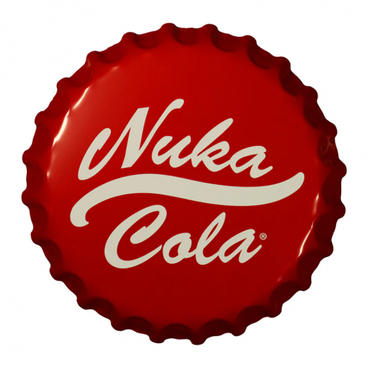 Fallout Nuka-Cola Bottle Cap Tin Sign ryhmässä LELUT / Collectibles / Fallout collectables @ Spelexperten (B-FLT73)