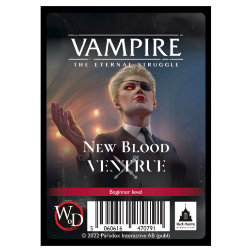 Vampire: The Eternal Struggle TCG - New Blood Ventrue ryhmässä SEURAPELIT / Korttipelit @ Spelexperten (BCP038)