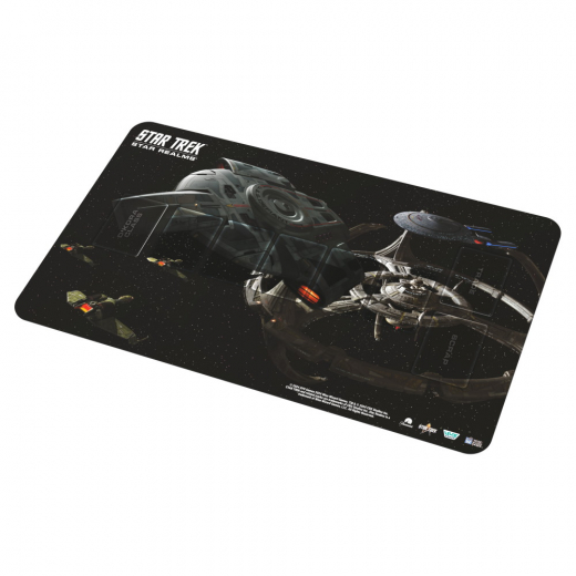 Star Trek: Star Realms - Playmat U.S.S. Defiant ryhmässä SEURAPELIT / Pelisarjat / Star Realms @ Spelexperten (BG-STSR01-PM2)
