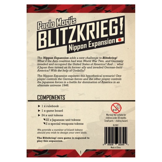 Blitzkrieg! - Nippon (Exp.) ryhmässä SEURAPELIT / Lisäosat @ Spelexperten (BKCB02)
