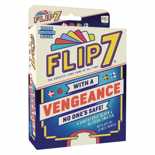 Flip 7: With A Vengeance (FI) ryhmässä SEURAPELIT / Korttipelit @ Spelexperten (BLM072)