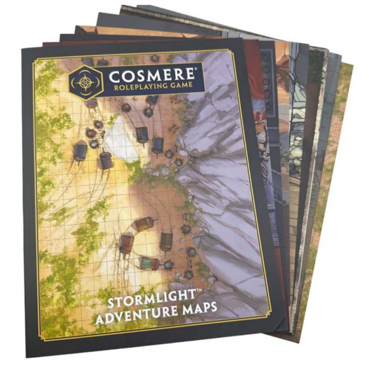 Cosmere RPG: Stormlight - Adventure Maps ryhmässä SEURAPELIT / Roolipelit / Cosmere RPG @ Spelexperten (BMG9117)