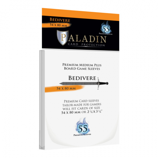 Paladin Sleeves 54 x 80 mm Bedivere ryhmässä SEURAPELIT / Tarvikkeet / Sleeves @ Spelexperten (BND00052)