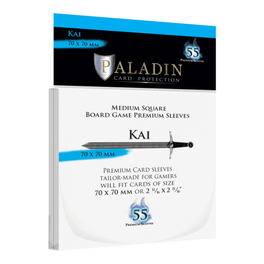 Paladin Sleeves 70 x 70 mm Kai ryhmässä SEURAPELIT / Tarvikkeet / Sleeves @ Spelexperten (BND00055)