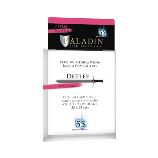 Paladin Sleeves 55 x 75 mm Detlef ryhmässä SEURAPELIT @ Spelexperten (BND00124)