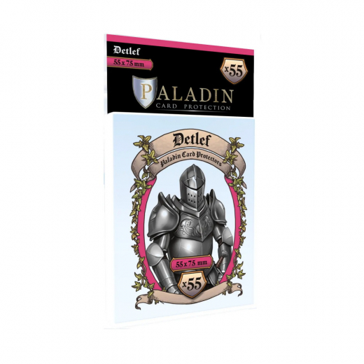 Paladin Sleeves 55 x 75 mm Detlef ryhmässä SEURAPELIT / Tarvikkeet / Sleeves @ Spelexperten (BND00124)