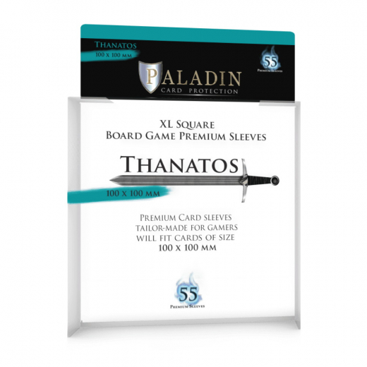 Paladin Sleeves 100 x 100 mm Thanatos ryhmässä SEURAPELIT / Tarvikkeet / Sleeves @ Spelexperten (BND00125)