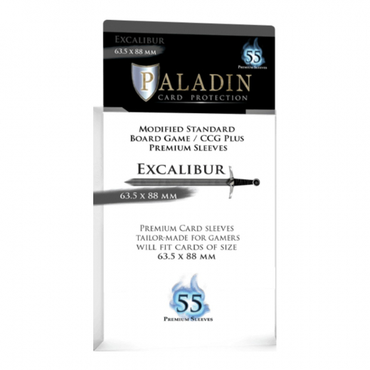 Paladin Sleeves 63,5 x 88 mm Excalibur ryhmässä SEURAPELIT / Tarvikkeet / Sleeves @ Spelexperten (BND00162)