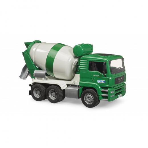 Bruder MAN TGA  Cement Mixer Truck Rapid Mix ryhmässä LELUT / Leluajoneuvot / Bruder @ Spelexperten (BR2739)
