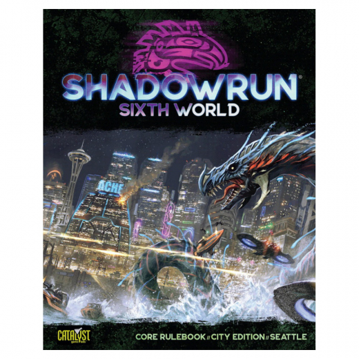 Shadowrun RPG: Sixth World - Core Rulebook Seattle ryhmässä SEURAPELIT / Roolipelit / Shadowrun @ Spelexperten (CAT28000S)