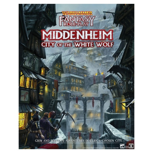 Warhammer Fantasy Roleplay: Middenheim - City of the White Wolf ryhmässä SEURAPELIT / Roolipelit / Warhammer Fantasy @ Spelexperten (CB72416)
