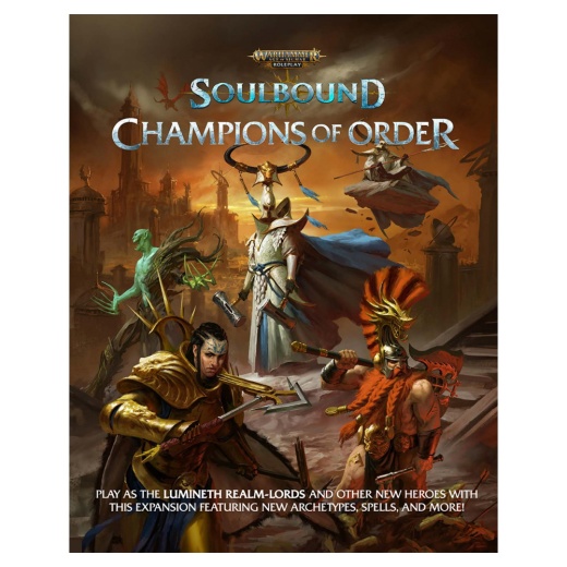 Warhammer Age of Sigmar: Soulbound - Champions of Order ryhmässä SEURAPELIT / Roolipelit / Warhammer Age of Sigmar @ Spelexperten (CB72518)