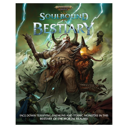 Warhammer Age of Sigmar: Soulbound - Bestiary ryhmässä SEURAPELIT / Roolipelit / Warhammer Age of Sigmar @ Spelexperten (CB72519)