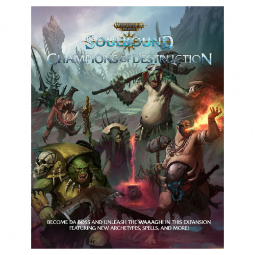 Warhammer Age of Sigmar: Soulbound - Champions of Destruction ryhmässä SEURAPELIT / Roolipelit / Warhammer Age of Sigmar @ Spelexperten (CB72534)