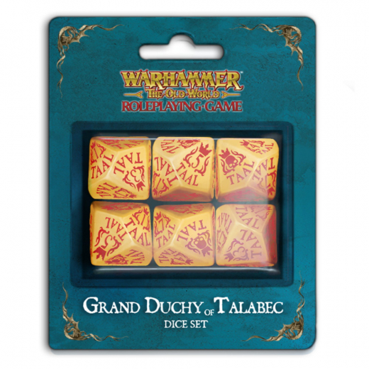 Warhammer: The Old World RPG - Grand Duchy of Talabec Dice Set ryhmässä SEURAPELIT / Roolipelit @ Spelexperten (CB72912)