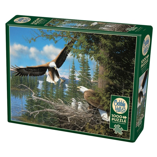 Cobble Hill Nesting Eagles 1000 Palaa ryhmässä PALAPELIT / 1000 palaa @ Spelexperten (CH80070)