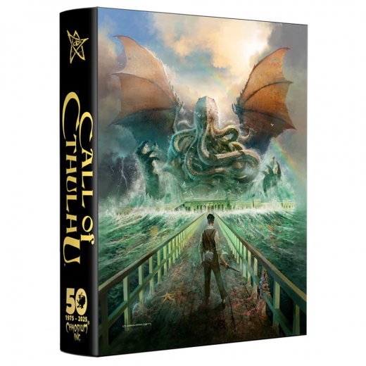 Call of Cthulhu RPG: Chaosium 50th Anniversary Slipcase Set ryhmässä SEURAPELIT / Roolipelit / Call of Cthulhu @ Spelexperten (CHA23192-X)