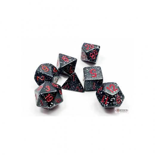 Dice Set 7 Speckled Space ryhmässä SEURAPELIT / Tarvikkeet / Nopat ja tarvikkeet @ Spelexperten (CHX25308)