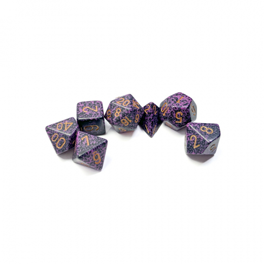 Dice Set 7 Speckled Hurricane ryhmässä SEURAPELIT / Tarvikkeet / Nopat ja tarvikkeet @ Spelexperten (CHX25317)
